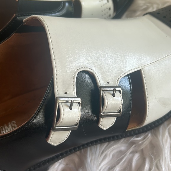 Stacy Adams Calleo blk & white Like New - Picture 5 of 12